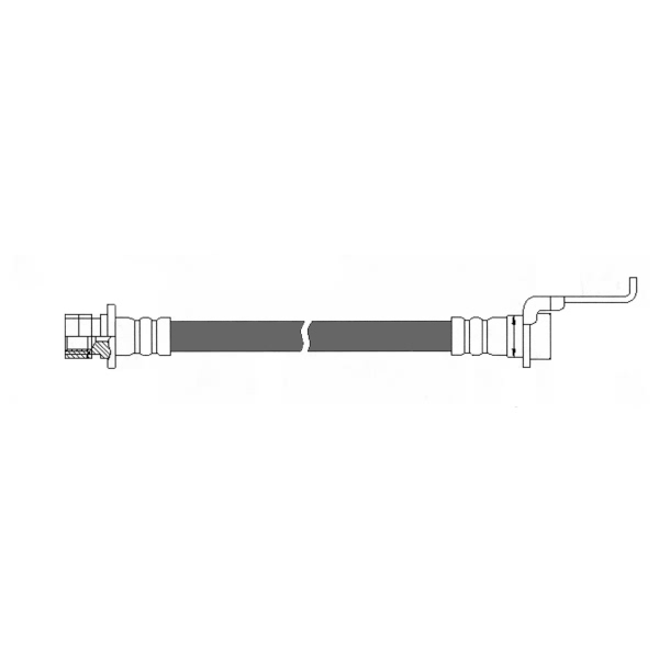 Centric Rear Driver Side Brake Hose 150.40370