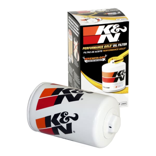 K&N Performance Gold™ Wrench-Off Oil Filter HP-2005