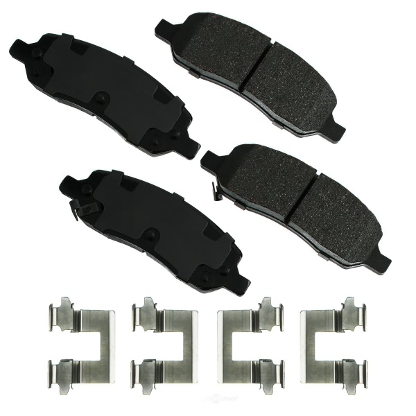 Akebono Pro-ACT™ Ultra-Premium Ceramic Rear Disc Brake Pads ACT1172