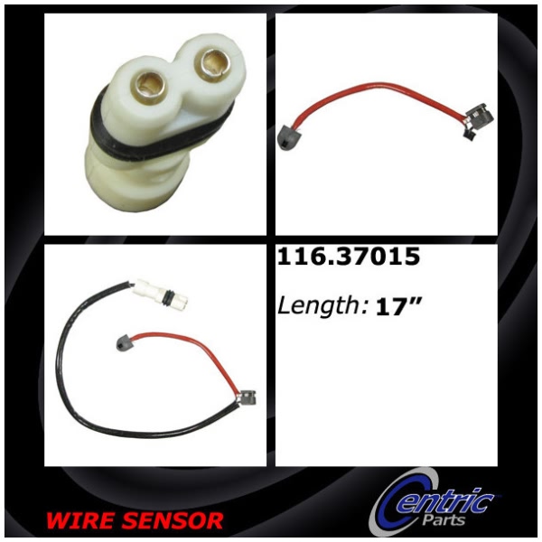 Centric Rear Brake Pad Sensor 116.37015
