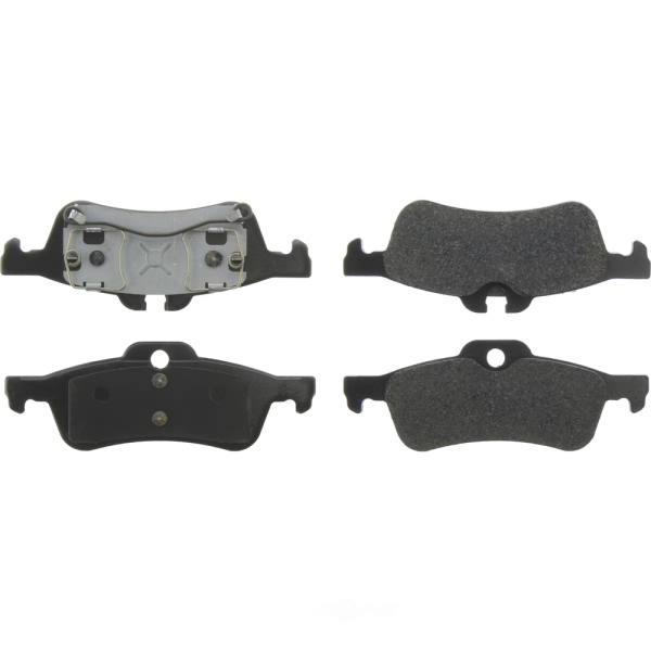 Centric Posi Quiet™ Extended Wear Semi-Metallic Rear Disc Brake Pads 106.10600