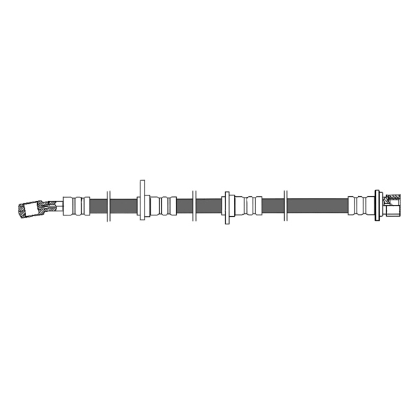 Centric Front Driver Side Brake Hose 150.40088