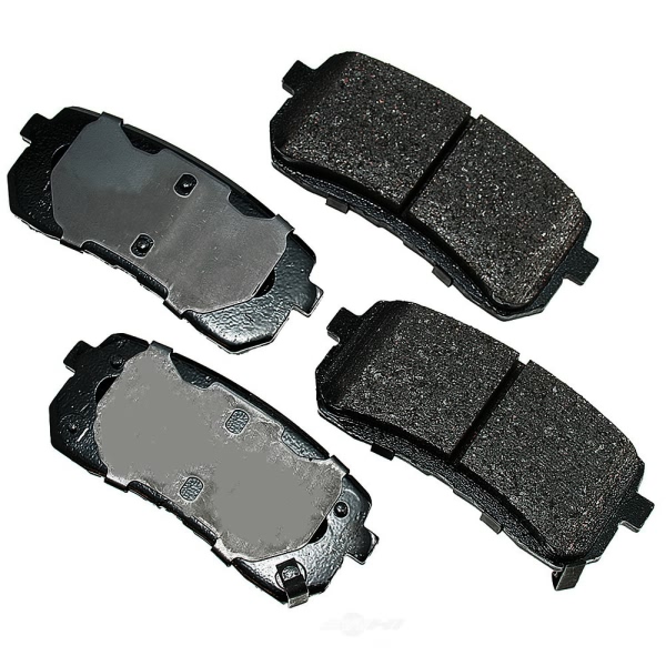 Akebono Pro-ACT™ Ultra-Premium Ceramic Rear Disc Brake Pads ACT1302