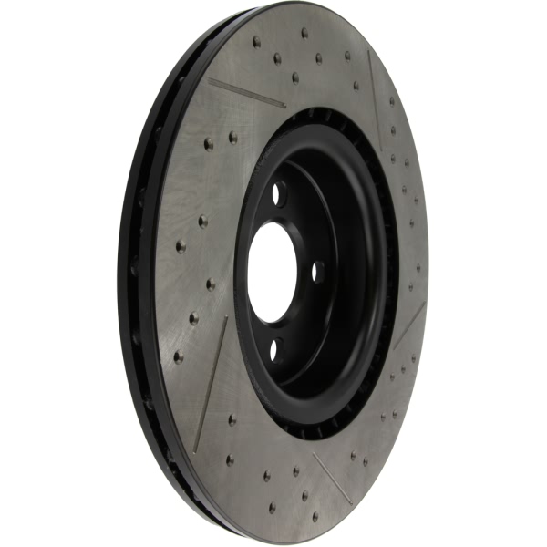 Centric SportStop Drilled and Slotted 1-Piece Front Brake Rotor 127.34114