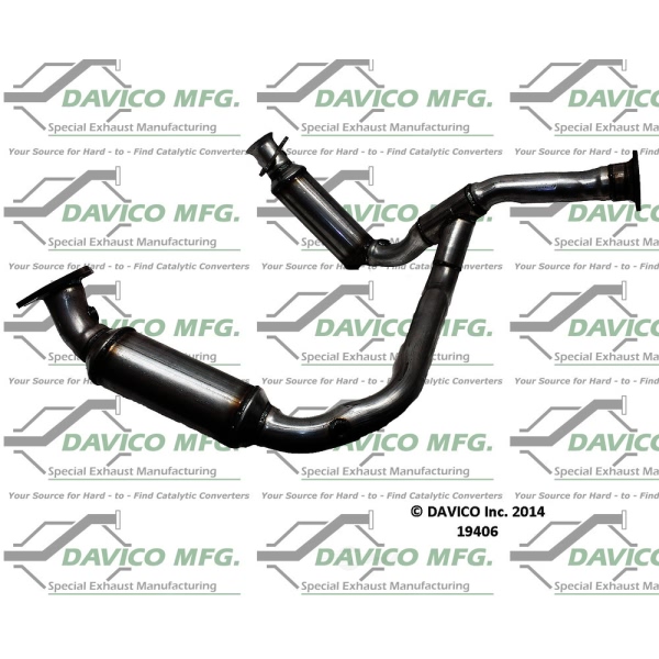 Davico Direct Fit Catalytic Converter and Pipe Assembly 19406