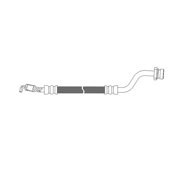 Centric Rear Passenger Side Brake Hose 150.51337