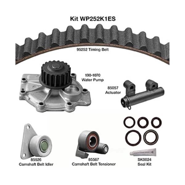 Dayco Timing Belt Kit With Water Pump WP252K1ES