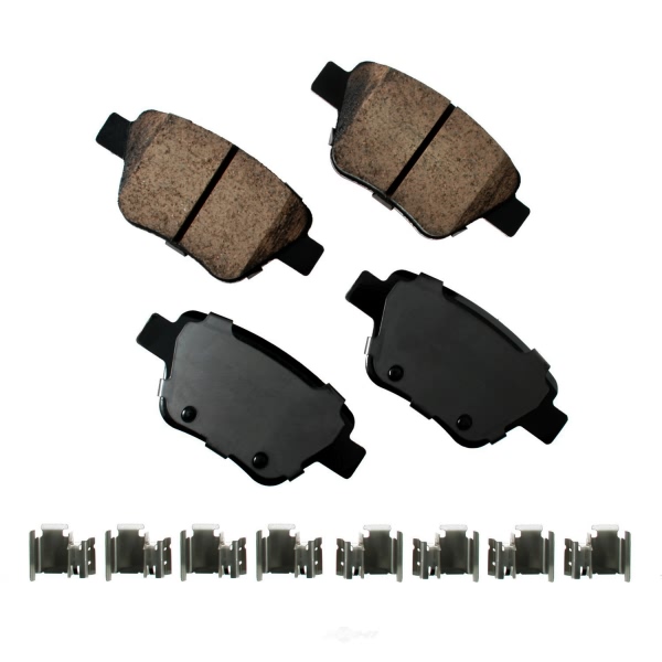 Akebono EURO™ Ultra-Premium Ceramic Rear Disc Brake Pads EUR1456