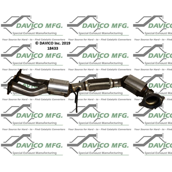 Davico Direct Fit Catalytic Converter and Pipe Assembly 18433