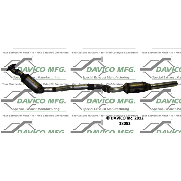 Davico Direct Fit Catalytic Converter and Pipe Assembly 18082