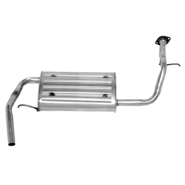 Walker Quiet Flow Stainless Steel Oval Aluminized Exhaust Muffler And Pipe Assembly 55001