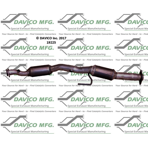 Davico Direct Fit Catalytic Converter and Pipe Assembly 19225