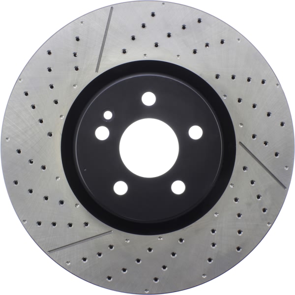 Centric SportStop Drilled and Slotted 1-Piece Front Brake Rotor 127.35158