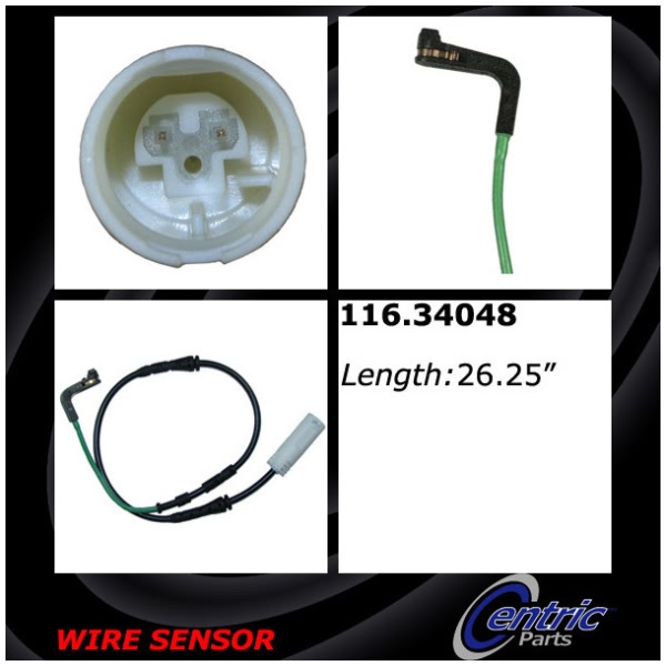 Centric Brake Pad Sensor Wire 116.34048