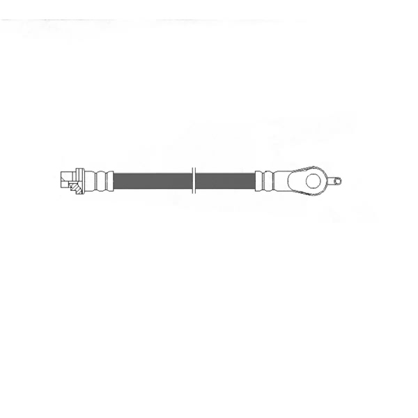 Centric Rear Brake Hose 150.44431