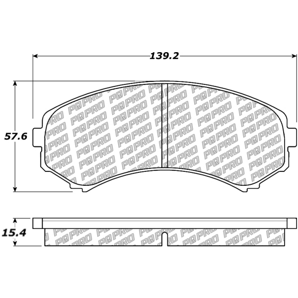 Centric Posi Quiet Pro™ Ceramic Front Disc Brake Pads 500.08670