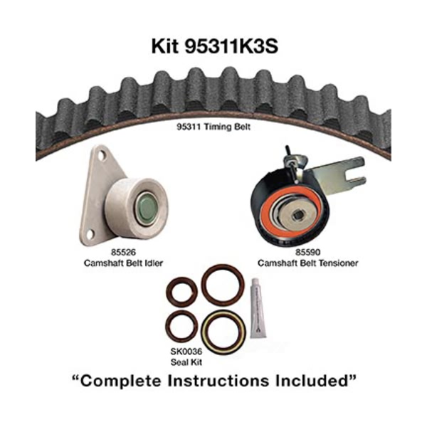 Dayco Timing Belt Kit 95311K3S