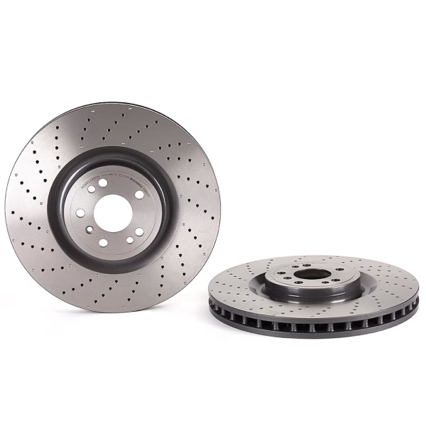 brembo UV Coated Series Drilled Front Brake Rotor 09.A960.21