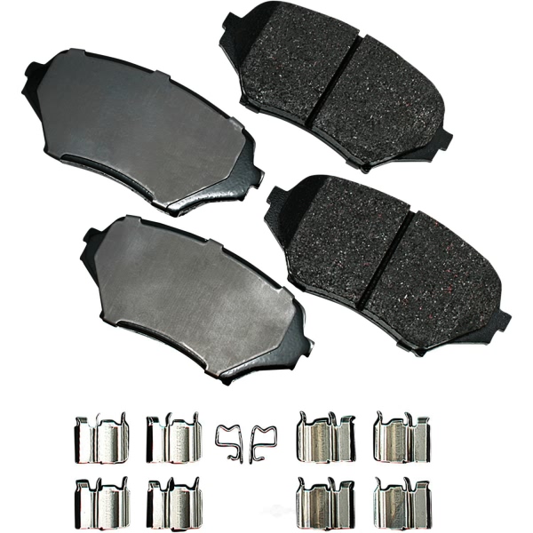 Akebono Pro-ACT™ Ultra-Premium Ceramic Front Disc Brake Pads ACT1179