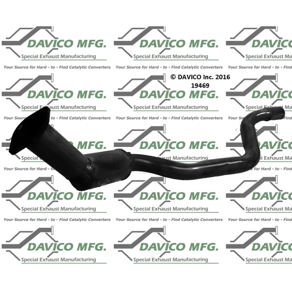 Davico Direct Fit Catalytic Converter and Pipe Assembly 19469
