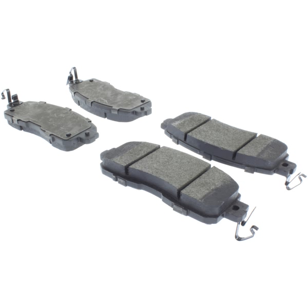 Centric Posi Quiet™ Semi-Metallic Brake Pads With Hardware 104.16500