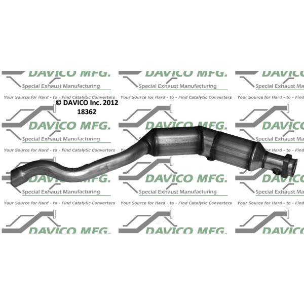 Davico Direct Fit Catalytic Converter and Pipe Assembly 18362