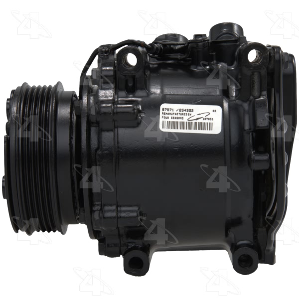 Four Seasons Remanufactured A C Compressor With Clutch 67571