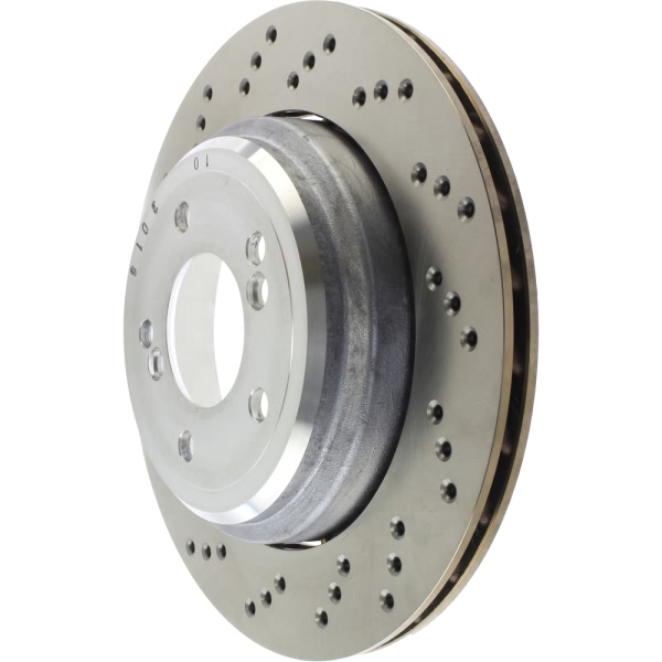 Centric SportStop Drilled 1-Piece Rear Driver Side Brake Rotor 128.34088