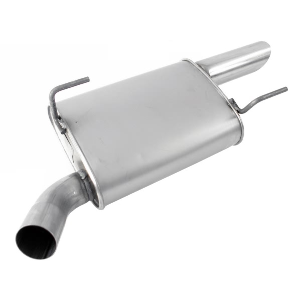 Walker Quiet Flow Passenger Side Stainless Steel Oval Aluminized Exhaust Muffler And Pipe Assembly 53739