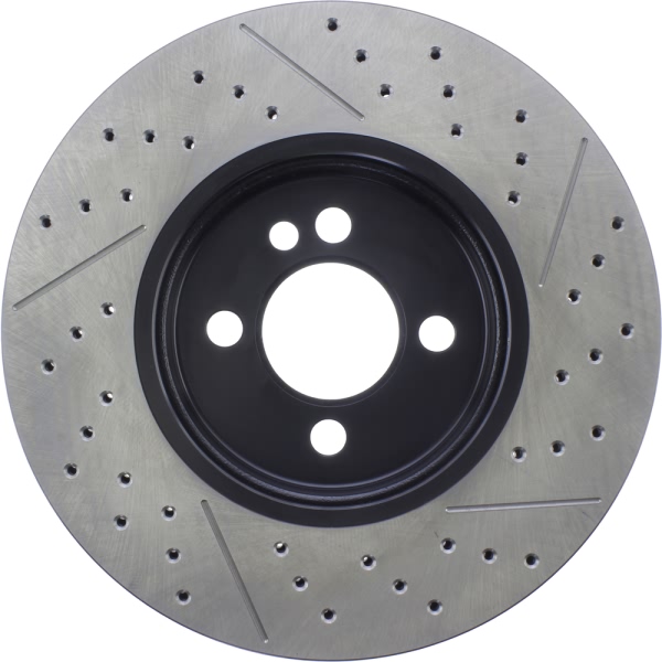 Centric SportStop Drilled and Slotted 1-Piece Front Brake Rotor 127.34101
