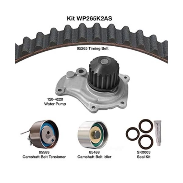 Dayco Timing Belt Kit With Water Pump WP265K2AS