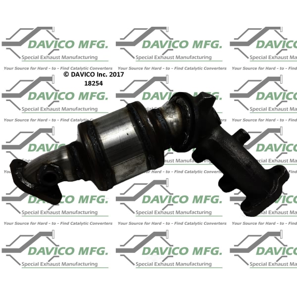 Davico Exhaust Manifold with Integrated Catalytic Converter 18254