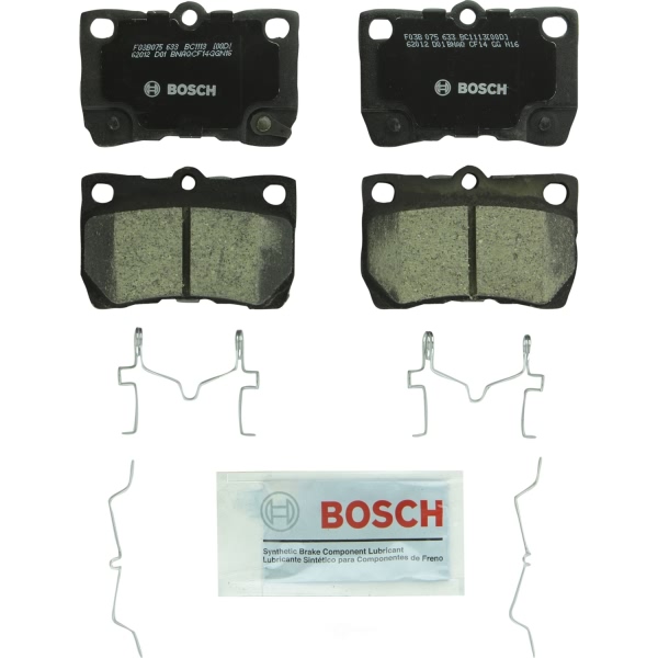 Bosch QuietCast™ Premium Ceramic Rear Disc Brake Pads BC1113