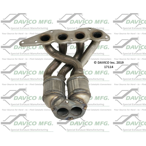 Davico Exhaust Manifold with Integrated Catalytic Converter 17114