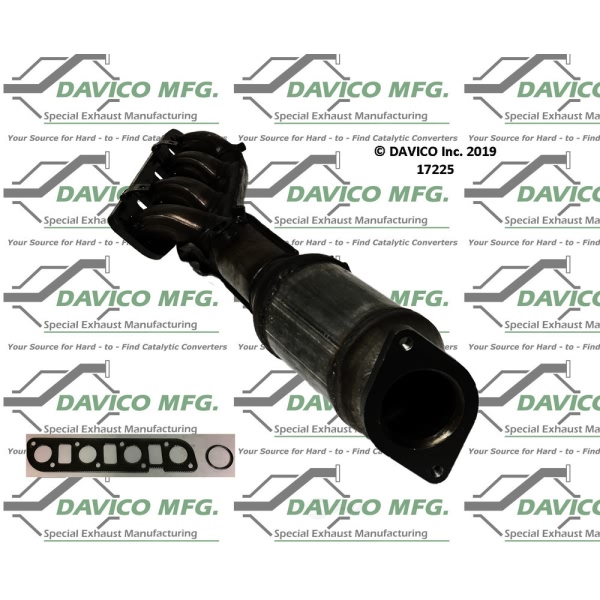 Davico Exhaust Manifold with Integrated Catalytic Converter 17225