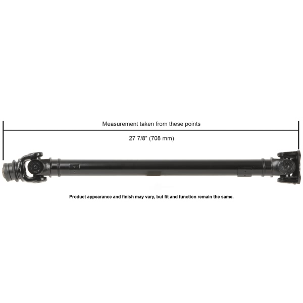 Cardone Reman Remanufactured Driveshaft/ Prop Shaft 65-7052