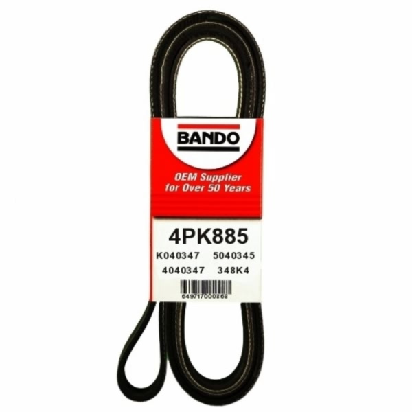 BANDO Rib Ace™ V-Ribbed Serpentine Belt 4PK885