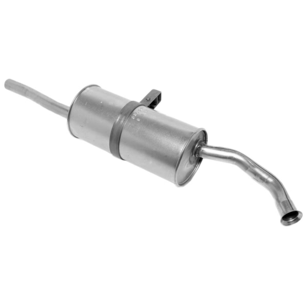 Walker Quiet Flow Stainless Steel Round Aluminized Exhaust Muffler And Pipe Assembly 53056