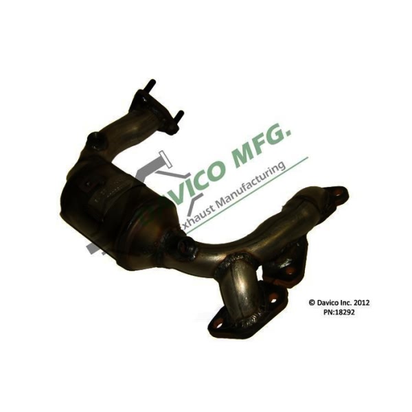 Davico Exhaust Manifold with Integrated Catalytic Converter 18292