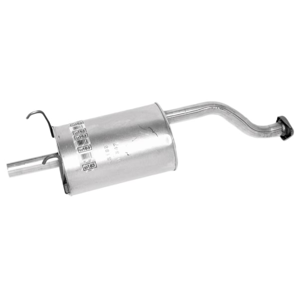 Walker Quiet Flow Stainless Steel Oval Aluminized Exhaust Muffler And Pipe Assembly 53183