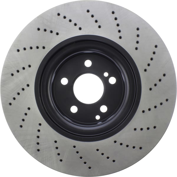 Centric SportStop Drilled 1-Piece Front Brake Rotor 128.35118