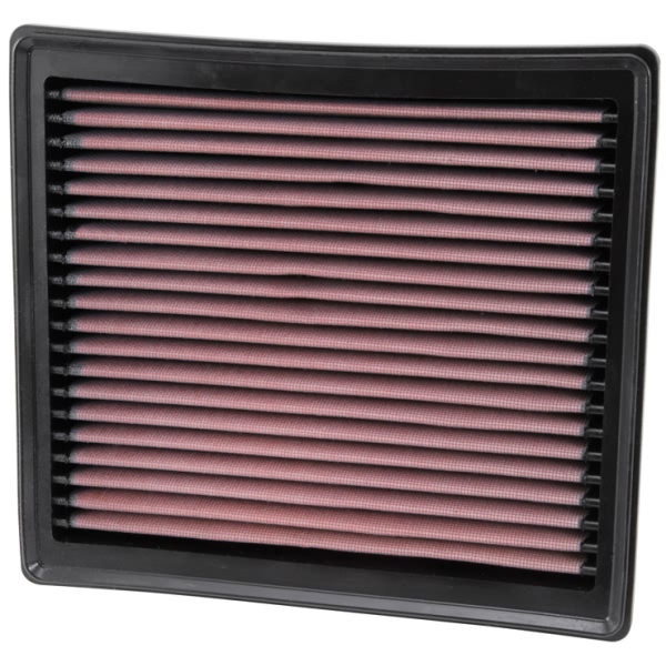 K&N 33 Series Panel Red Air Filter （11" L x 10.031" W x 2.25" H) 33-5005