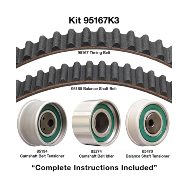 Dayco Timing Belt Kit 95167K3