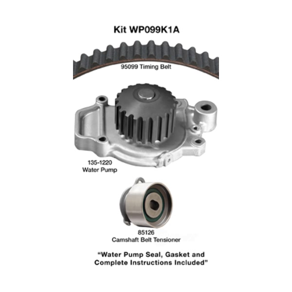 Dayco Timing Belt Kit With Water Pump WP099K1A