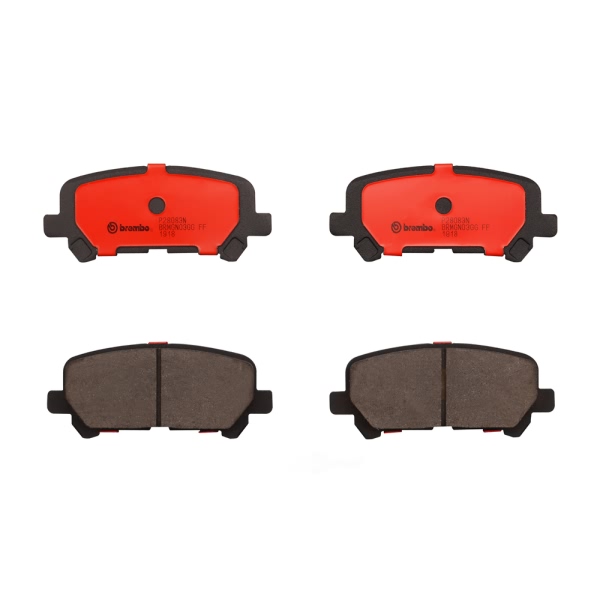 brembo Premium Ceramic Rear Disc Brake Pads P28083N