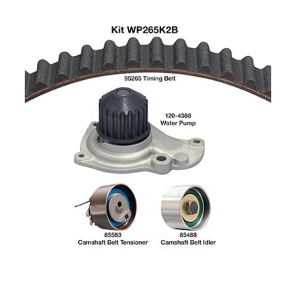 Dayco Timing Belt Kit With Water Pump WP265K2B