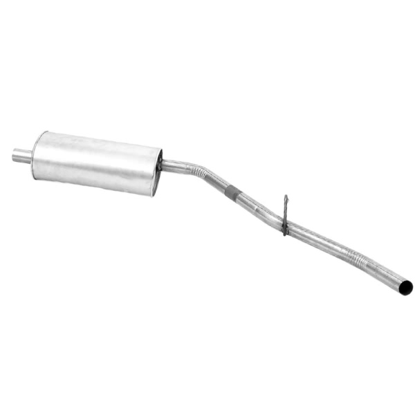 Walker Quiet Flow Stainless Steel Oval Aluminized Exhaust Muffler And Pipe Assembly 55276