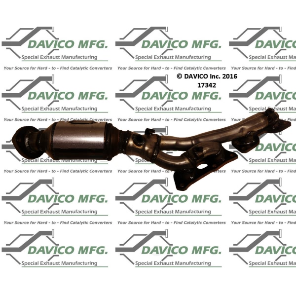 Davico Exhaust Manifold with Integrated Catalytic Converter 17342