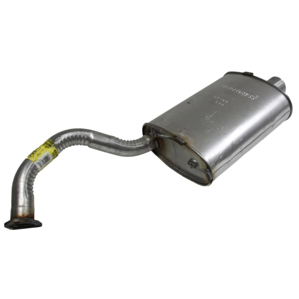 Walker Quiet Flow Stainless Steel Oval Aluminized Exhaust Muffler And Pipe Assembly 54364