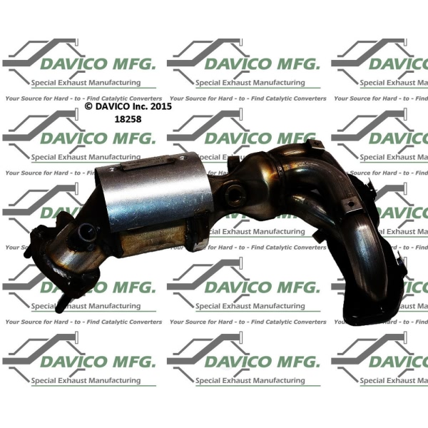 Davico Exhaust Manifold with Integrated Catalytic Converter 18258